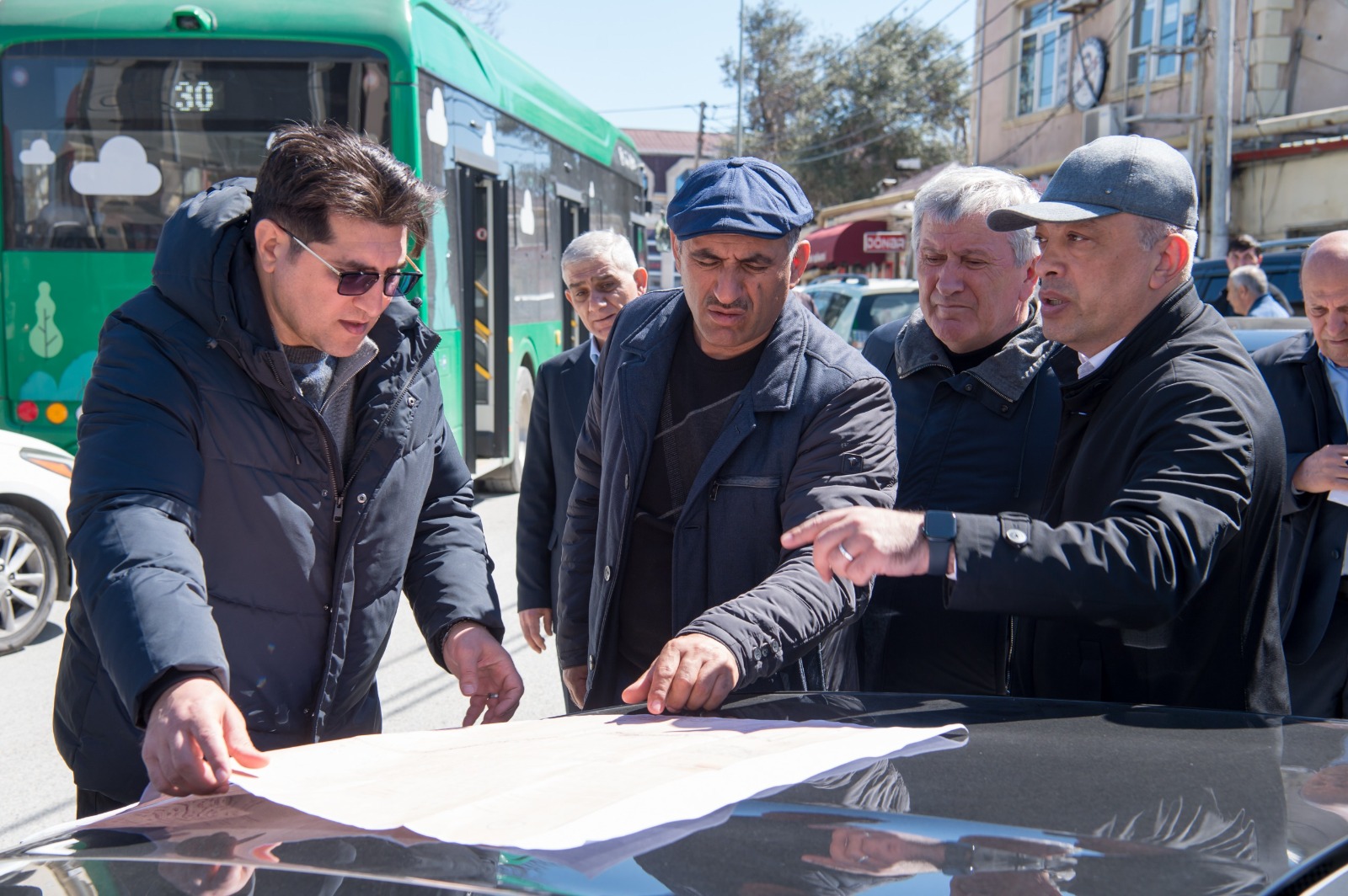 ADSEA sədri ərazidə kollektorun tikinti-bərpa işlərinin gedişatı ilə tanış oldu