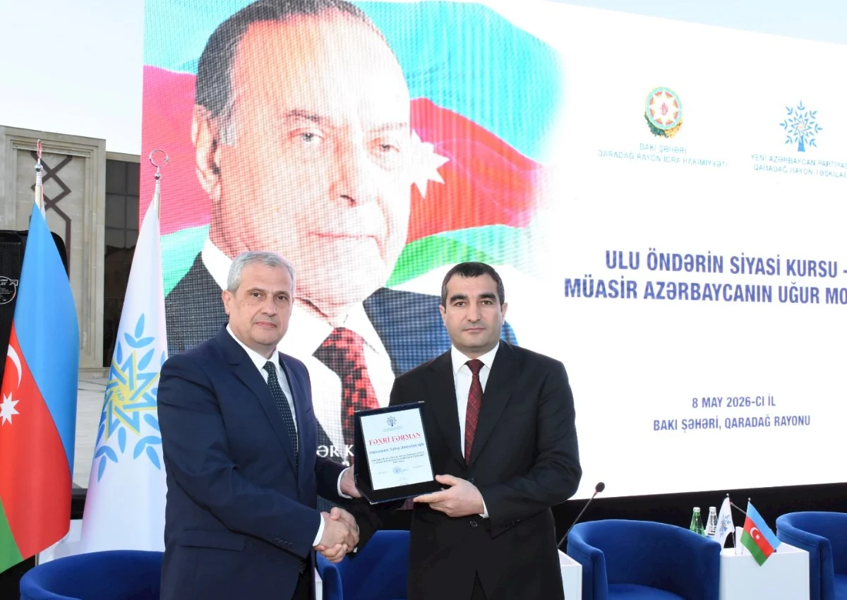 Qaradağ rayonu Sukanal İdarəsinin rəisi Sultan Əmiraslanov fəxri fərmanla təltif olundu